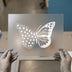 Floral Butterfly DTF Transfer Ready to Press | Elegant Nature Heat Transfer