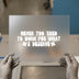 Never Too Tired Quote | DTF Transfer Ready to Press | Motivational Heat Transfer