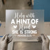 Holy with a Hint of Hood & She Is Strong | DTF Transfer Ready to Press | Empowering Heat Transfer