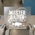Master Baiter Expert Level | DTF Transfer Ready to Press | Fishing Humor Heat Transfer