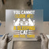 Sleeping Cat Quote | DTF Transfer Ready to Press | Pet Lover Heat Transfer