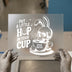 Skull & Irish Coffee Easter | DTF Transfer Ready to Press | Humorous Heat Transfer