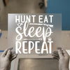Hunt Eat Sleep Repeat DTF Transfer Ready to Press | Hunting Theme Heat Transfer