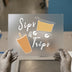 Sips & Trips DTF Transfer Ready to Press | Travel & Drink Heat Transfer