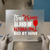 True Crime & Wine | DTF Transfer Ready to Press | Humorous Heat Transfer