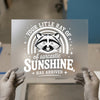 Sarcastic Sunshine Raccoon DTF Transfer Ready to Press | Humorous Heat Transfer