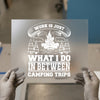 Camping Trips Quote | DTF Transfer Ready to Press | Retro Outdoor Heat Transfer