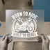 Born to Ride Built to Rebel | DTF Transfer Ready to Press | Biker Heat Transfer