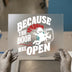 Because The Door Was Open Skydiving | DTF Transfer Ready to Press | Adventure Heat Transfer