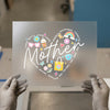Mother Heart Word Art | DTF Transfer Ready to Press | Vibrant Heat Transfer