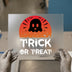 Halloween Ghost Trick or Treat | DTF Transfer Ready to Press | Spooky Heat Transfer