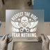 Respect The Ride Fear Nothing | DTF Transfer Ready to Press | Biker Heat Transfer
