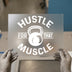 Hustle Kettlebell Gym | DTF Transfer Ready to Press | Fitness Heat Transfer