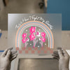 Inspiring Quote & Floral Rainbow | DTF Transfer Ready to Press | Empowering Heat Transfer