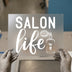 Salon Life Quote | DTF Transfer Ready to Press | Vintage Perfume Heat Transfer