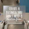 Inspiring Business Quote | DTF Transfer Ready to Press | Motivational Heat Transfer