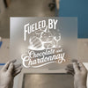 Chocolate Chardonnay Bunny DTF Transfer | Ready to Press | Humorous Heat Transfer