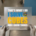 I Solve Cubes & I Know Things | DTF Transfer Ready to Press | Gamer Heat Transfer