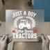 Just a Boy Who Loves Tractors | DTF Transfer Ready to Press | Farm Heat Transfer