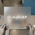 Mama Heart Script | DTF Transfer Ready to Press | Modern Calligraphy Heat Transfer