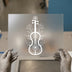 Floral Violin | DTF Transfer Ready to Press | Botanical Heat Transfer