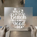 Beach Walk Quote | DTF Transfer Ready to Press | Coastal Heat Transfer