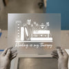 Reading Is My Therapy DTF Transfer Ready to Press | Literary Cozy Heat Transfer