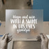 Warm & Wise Grandpa Quote | DTF Transfer Ready to Press | Script Heat Transfer