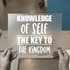 Knowledge of Self | DTF Transfer Ready to Press | Motivational Heat Transfer