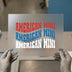 American Mini Retro Font | DTF Transfer Ready to Press | Wavy Text Heat Transfer