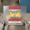 Naughty Unicorns Quote | DTF Transfer Ready to Press | Funny Heat Transfer