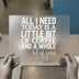 Coffee & Jesus Quote | DTF Transfer Ready to Press | Inspirational Heat Transfer