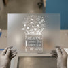 Reading Grows the Mind | DTF Transfer Ready to Press | Floral Book Art Heat Transfer