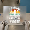 Grandpa and Grandson DTF Transfer Ready to Press | Retro Family Heat Transfer