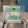 Campfire Marshmallows Quote | DTF Transfer Ready to Press | Retro Camping Heat Transfer
