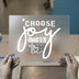 Choose Joy Romans 15:30 | DTF Transfer Ready to Press | Faith Script Heat Transfer