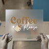 Coffee Please | DTF Transfer Ready to Press | Cozy Drink Heat Transfer