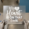 My Heart is on That Court Basketball | DTF Transfer Ready to Press | Sports Fan Heat Transfer