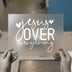 Jesus Over Everything Hearts | DTF Transfer Ready to Press | Inspirational Heat Transfer