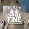 Shut Up Liver You Are Fine DTF Transfer Ready to Press | Humorous Beer Heat Transfer