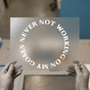 Goals Never Not Working | DTF Transfer Ready to Press | Motivational Heat Transfer