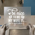 Be Nice To Me My Wife Is Pregnant | DTF Transfer Ready to Press | Pregnancy Heat Transfer