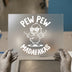 Pew Pew Madafakas Duck | DTF Transfer Ready to Press | Cartoon Heat Transfer