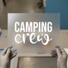 Camping Crew | DTF Transfer Ready to Press | Rustic Heat Transfer