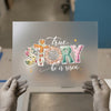 True Story He Is Risen | DTF Transfer Ready to Press | Watercolor Easter Design Heat Transfer