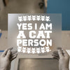 Cat Person Quote & Kittens | DTF Transfer Ready to Press | Fun Pet Lover Heat Transfer