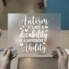 Autism Awareness Quote | DTF Transfer Ready to Press | Empowering Heat Transfer