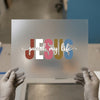 Jesus Saved My Life | DTF Transfer Ready to Press | Faith Heat Transfer