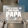 Awesome Papa Thumbs Up | DTF Transfer Ready to Press | Bold Statement Heat Transfer