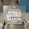 World's Greatest Grandpa | DTF Transfer Ready to Press | Bold Text Heat Transfer